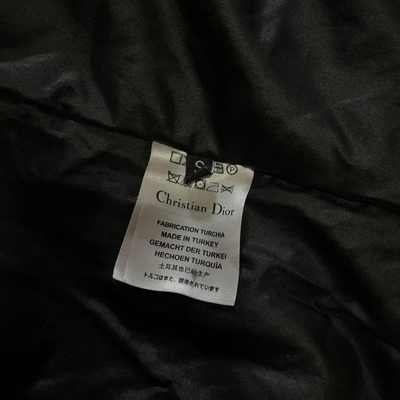 Authentic Christian Dior Zip Up Jacket w/ Velvet Lettering Detail - Picture 8 of 8